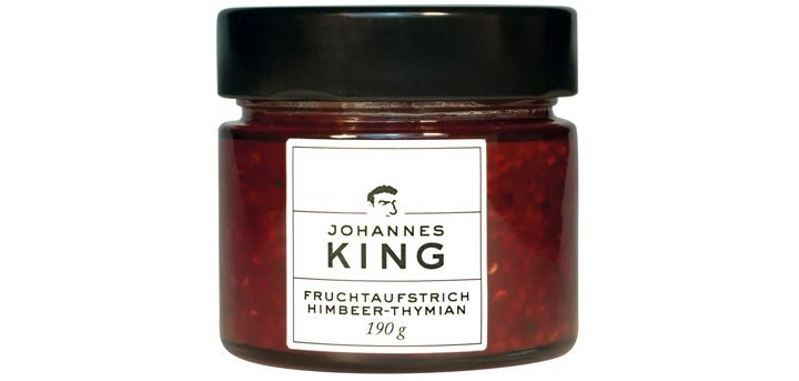 Johannes King Fruchtaufstrich Himbeer-Thymian